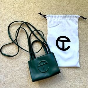 Telfar Small Shopping Bag in Dark Olive
